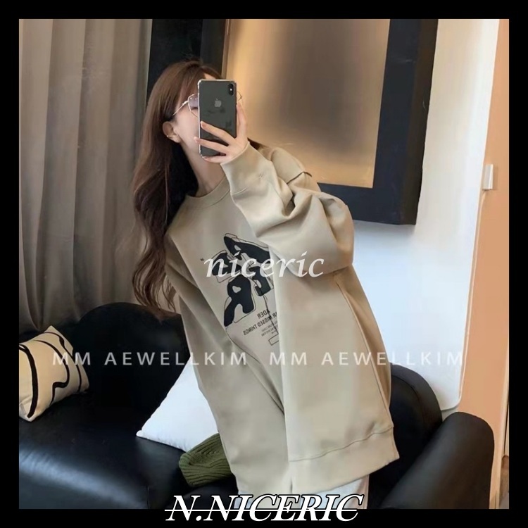 [Nice日韓歐美代購］ADER ERROR 2021FW秋冬新款韓潮流個性流蘇裂紋logo長袖大學T🖲