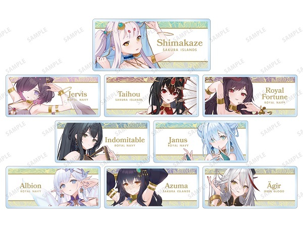 「ACG.GO」「預購」碧藍航線 舞娘Ver. 亞克力名牌SET