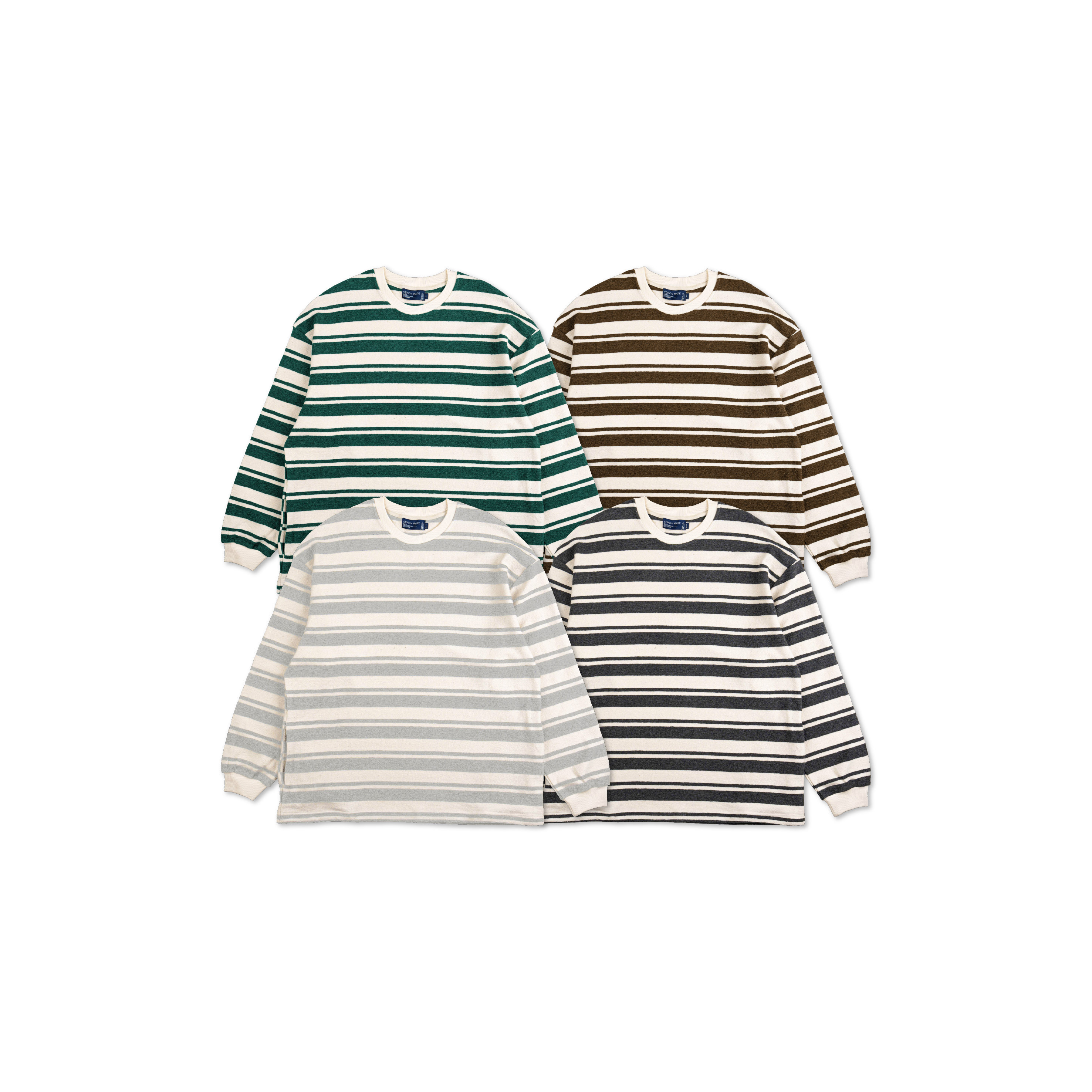 SIMON MADE TL-2334 【特】 重磅 條紋 毛巾布 衛衣