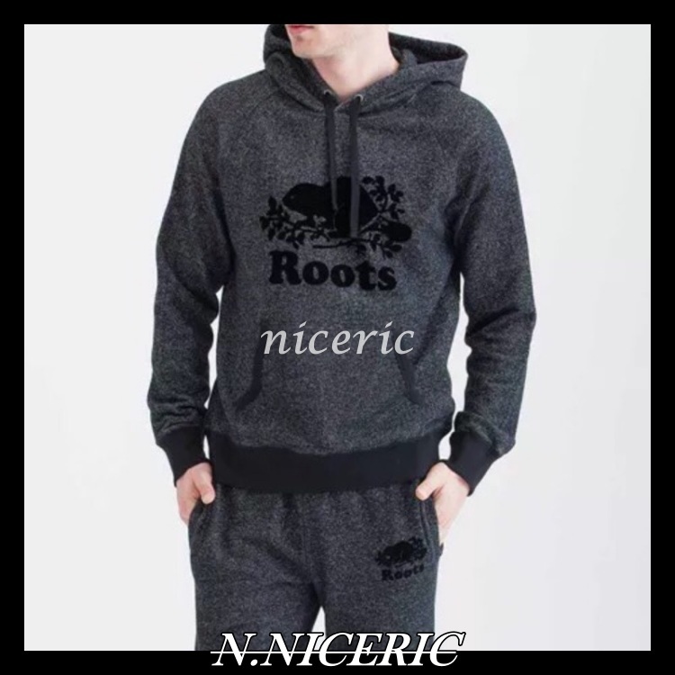 [Nice日韓歐美代購］‼️限時搶購🇨🇦全新正品💥Roots黑芝麻帽T 經典款內鋪棉 海狸桂冠連帽厚棉帽T（女生可穿）