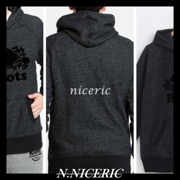 [Nice日韓歐美代購］‼️限時搶購🇨🇦全新正品💥Roots黑芝麻帽T 經典款內鋪棉 海狸桂冠連帽厚棉帽T（女生可穿）
