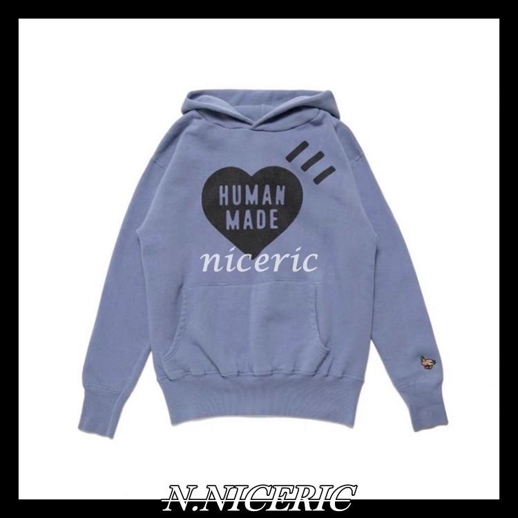 [Nice日韓歐美代購］HUMAN MADEAWAG HOODED SWEATSHIRT愛心LOGO百搭帽衫休閒帽T human made帽T