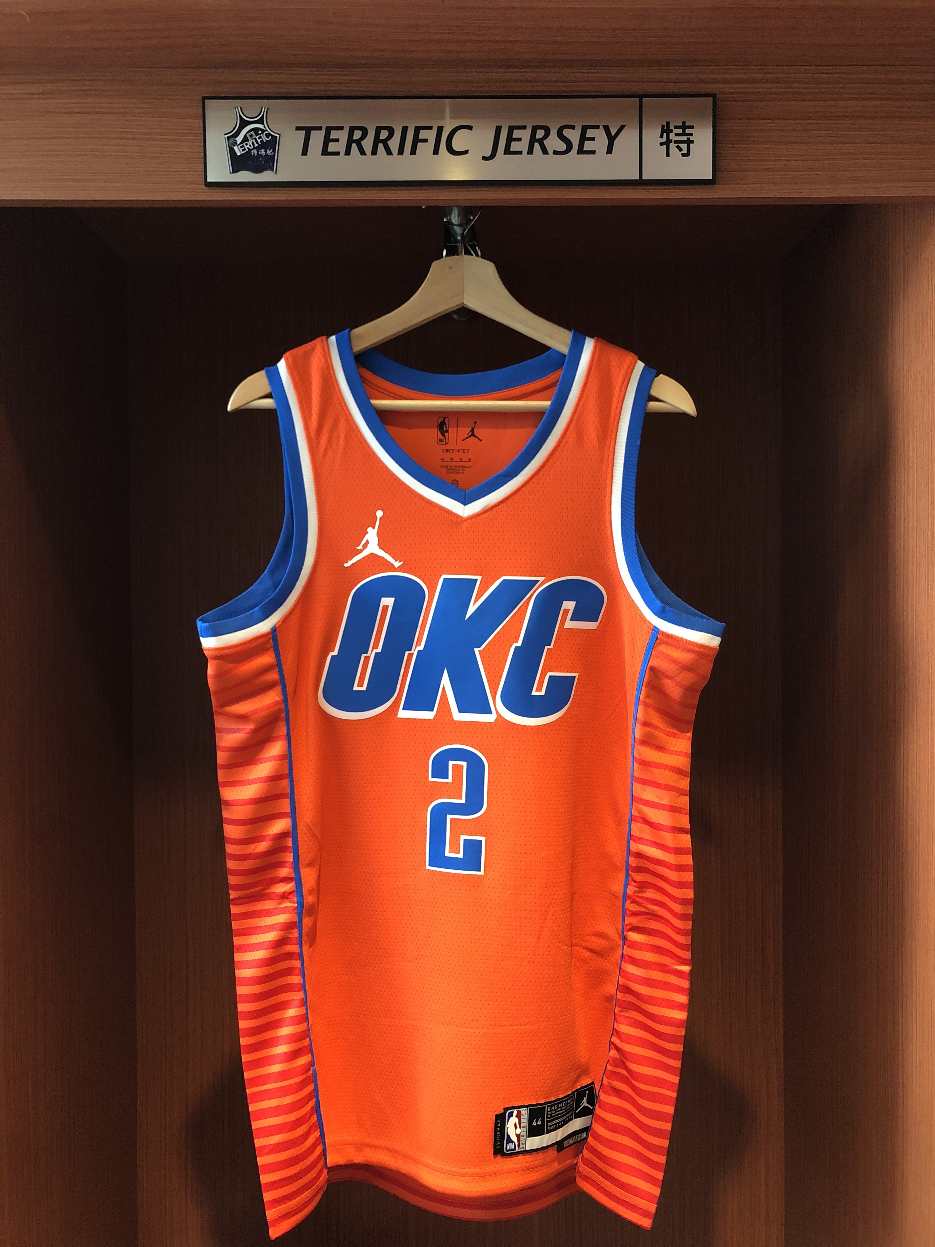 NBA球衣 Shai Gilgeous-Alexander 奧克蘭荷馬雷霆橘 Statement Jordan Swingman 球迷版 熱轉印 全新