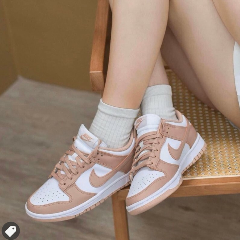 【Luxury】新品 NIKE DUNK LOW 乾燥玫瑰粉 女鞋 DD1503-118 男女可穿 淺粉 白粉 情侶鞋 預購