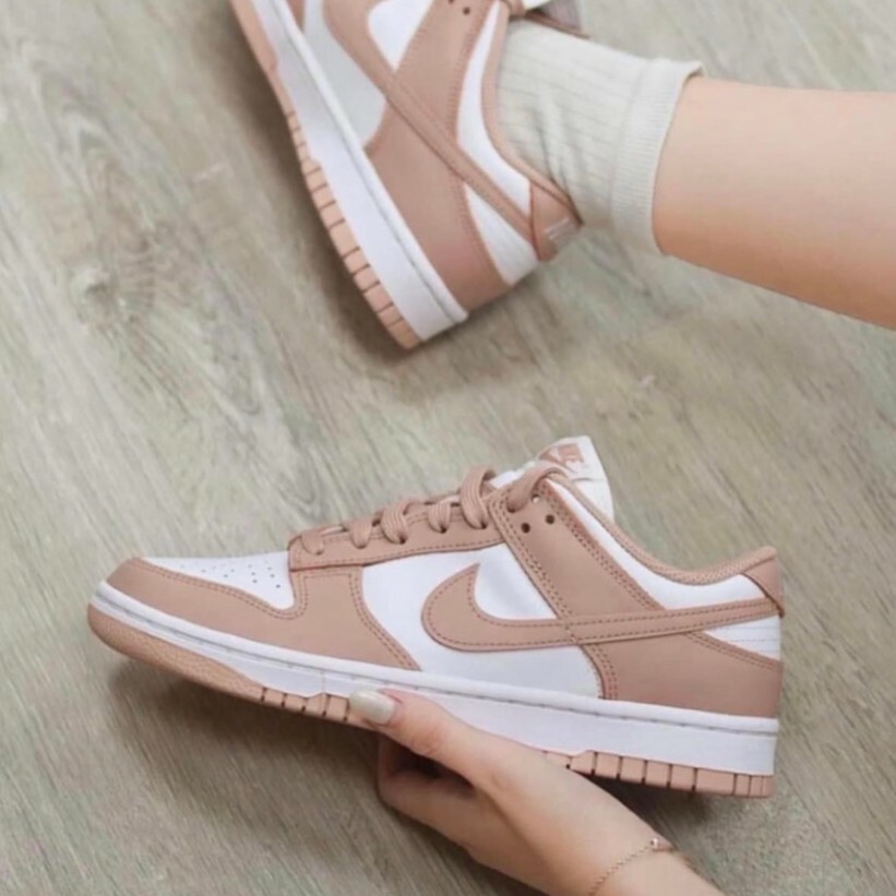 【Luxury】新品 NIKE DUNK LOW 乾燥玫瑰粉 女鞋 DD1503-118 男女可穿 淺粉 白粉 情侶鞋 預購