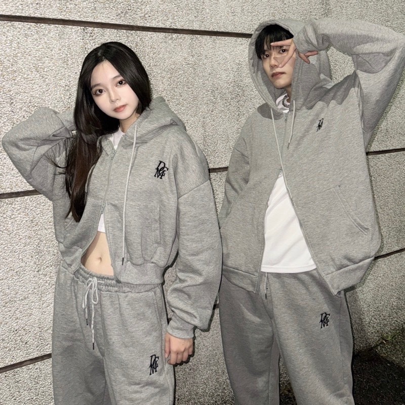 DISCERNMENT DCM  堆疊刺繡LOGO棉褲 最強棉套裝！