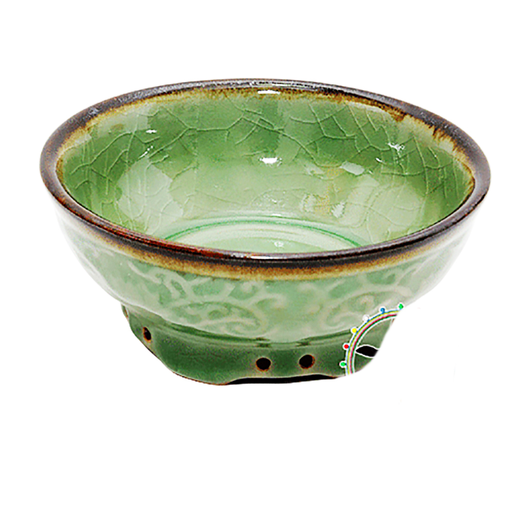 耀州窯{青瓷}淨香爐{圓滿}【十方】127937