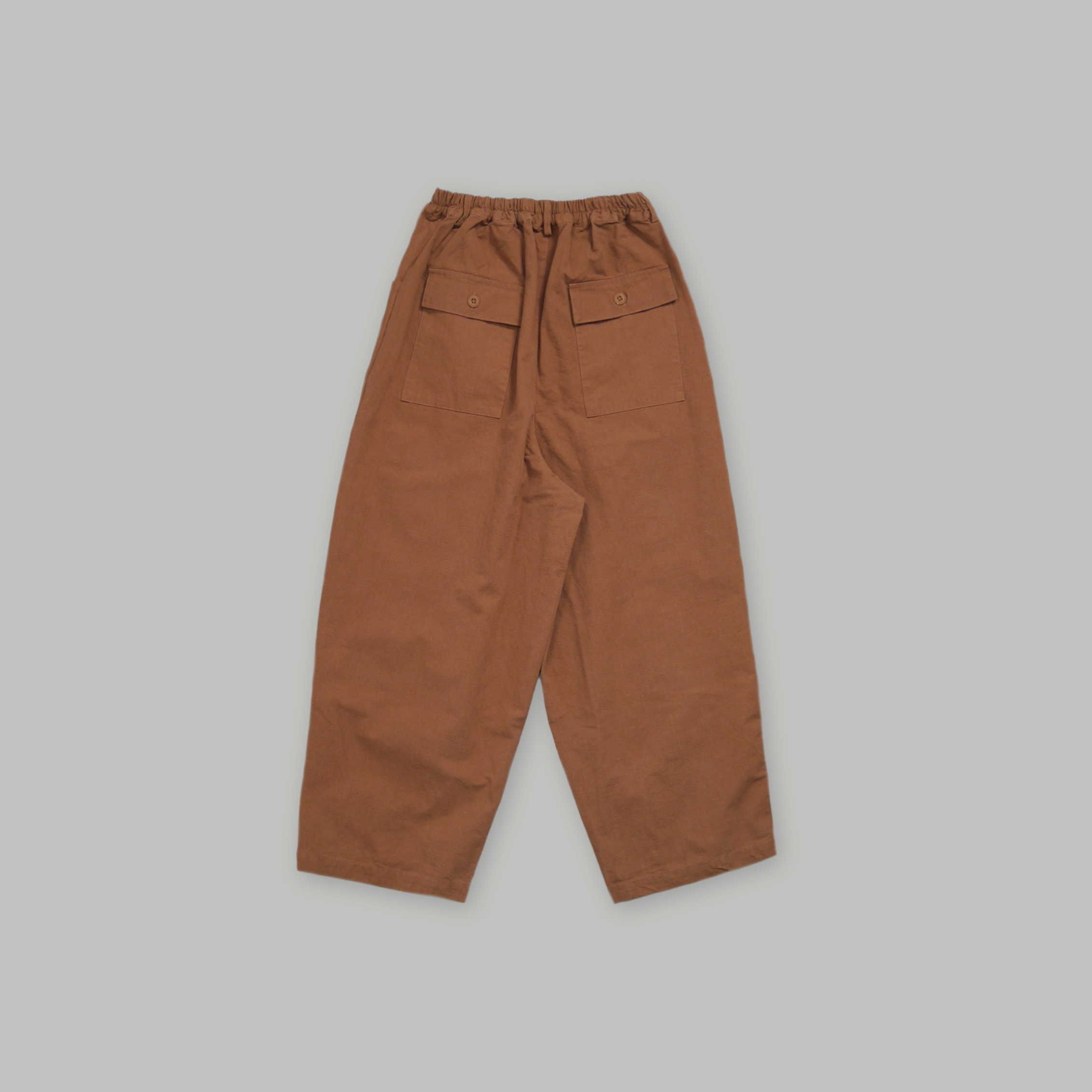 J.P.L. 高腰斜紋棉結構廓形褲 ╭ 4色 ╮