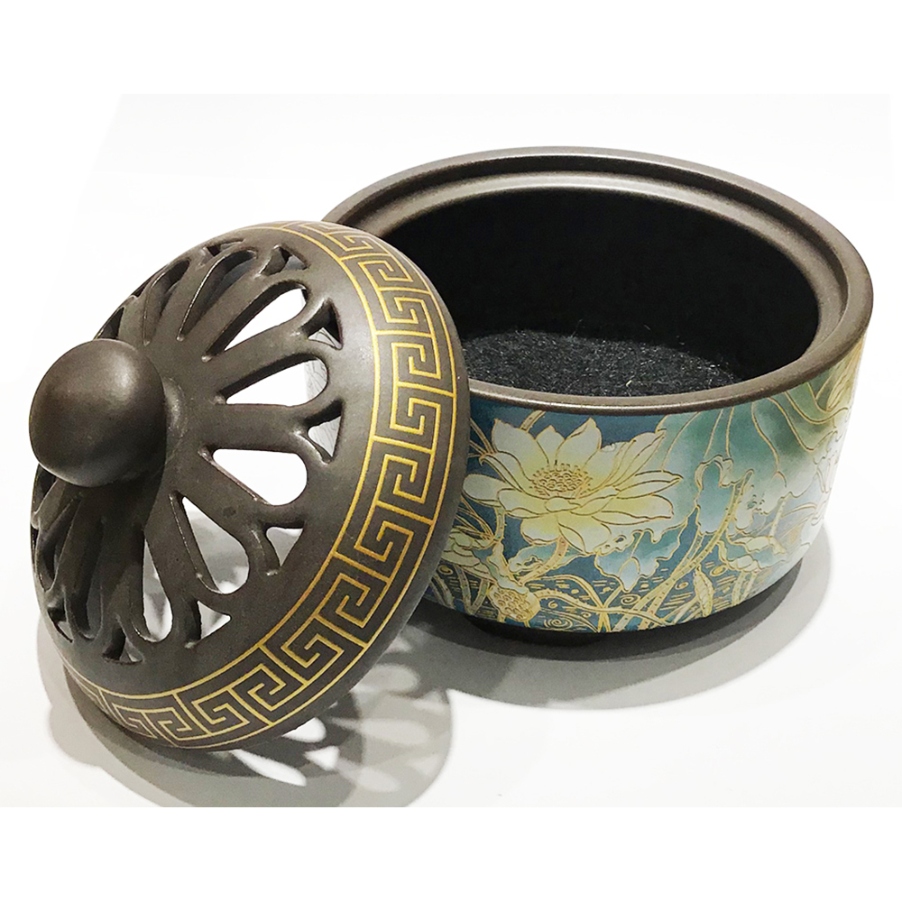 蓮花池陶瓷淨香爐【十方】150774