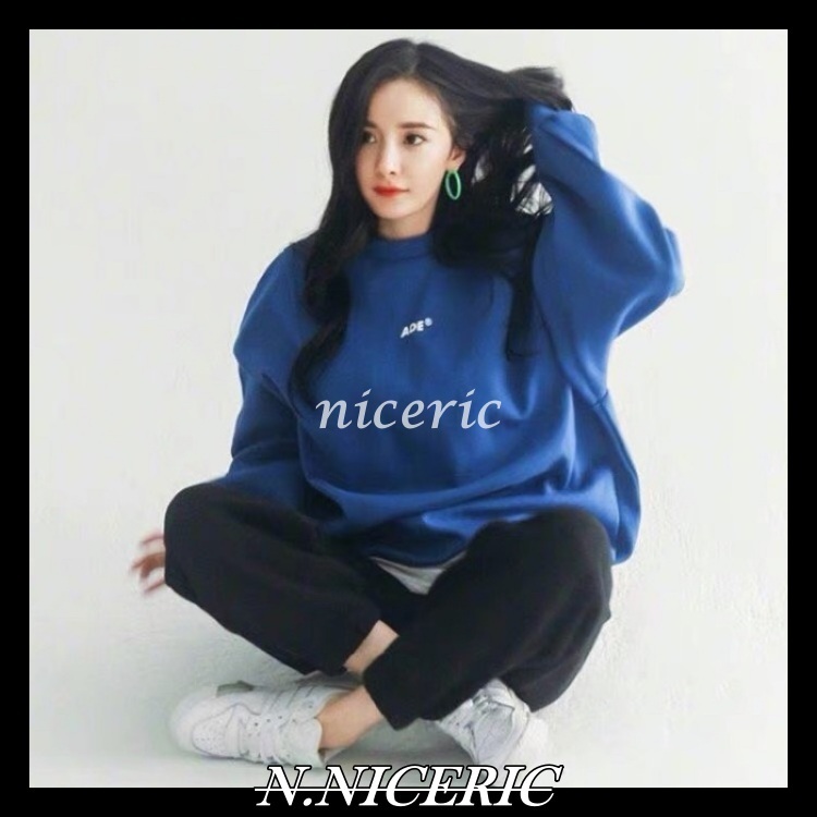 [hao nice］楊冪同款ADER ERROR楊冪著冬款重磅大學T長袖上衣 大學T 四色 Ader大學T