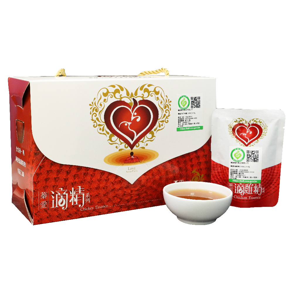 【蓁愛】原味滴雞精禮盒x1盒(10入)(冷凍宅配)(結帳再享9折優惠)