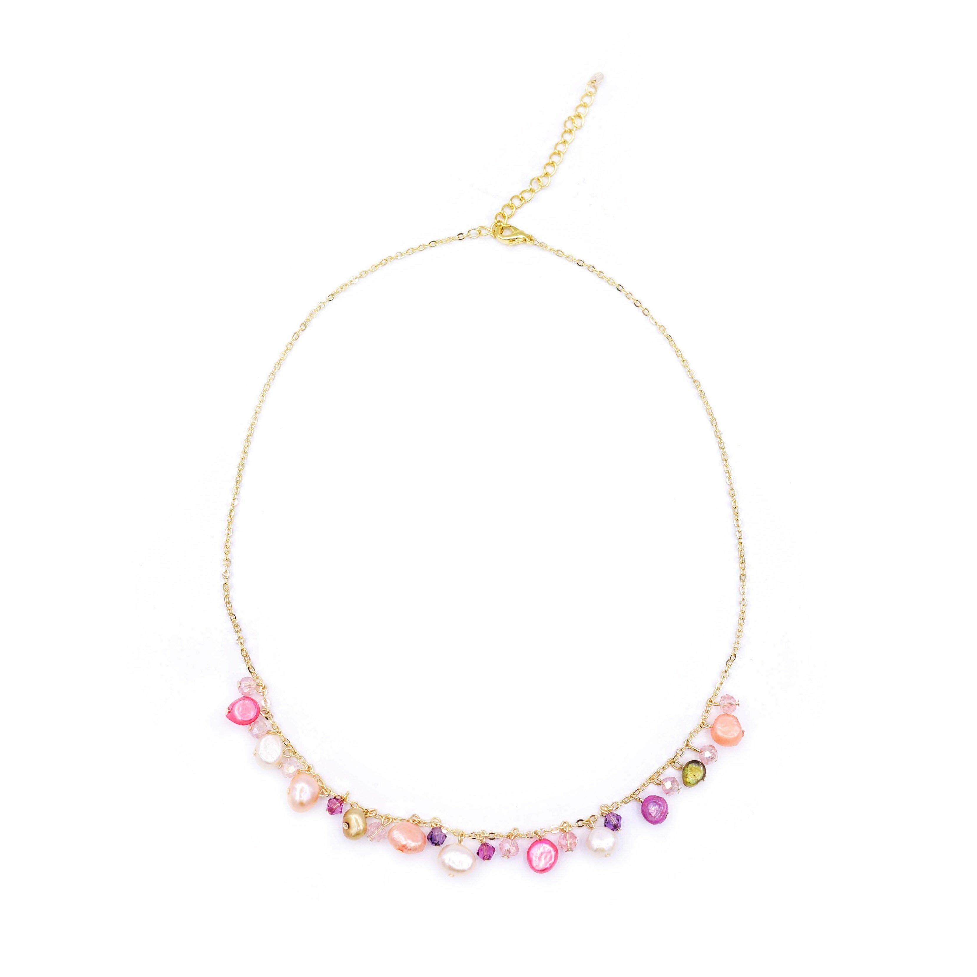 ZINNIA Mermaid Gold-plated 925 Silver Pearl Necklace