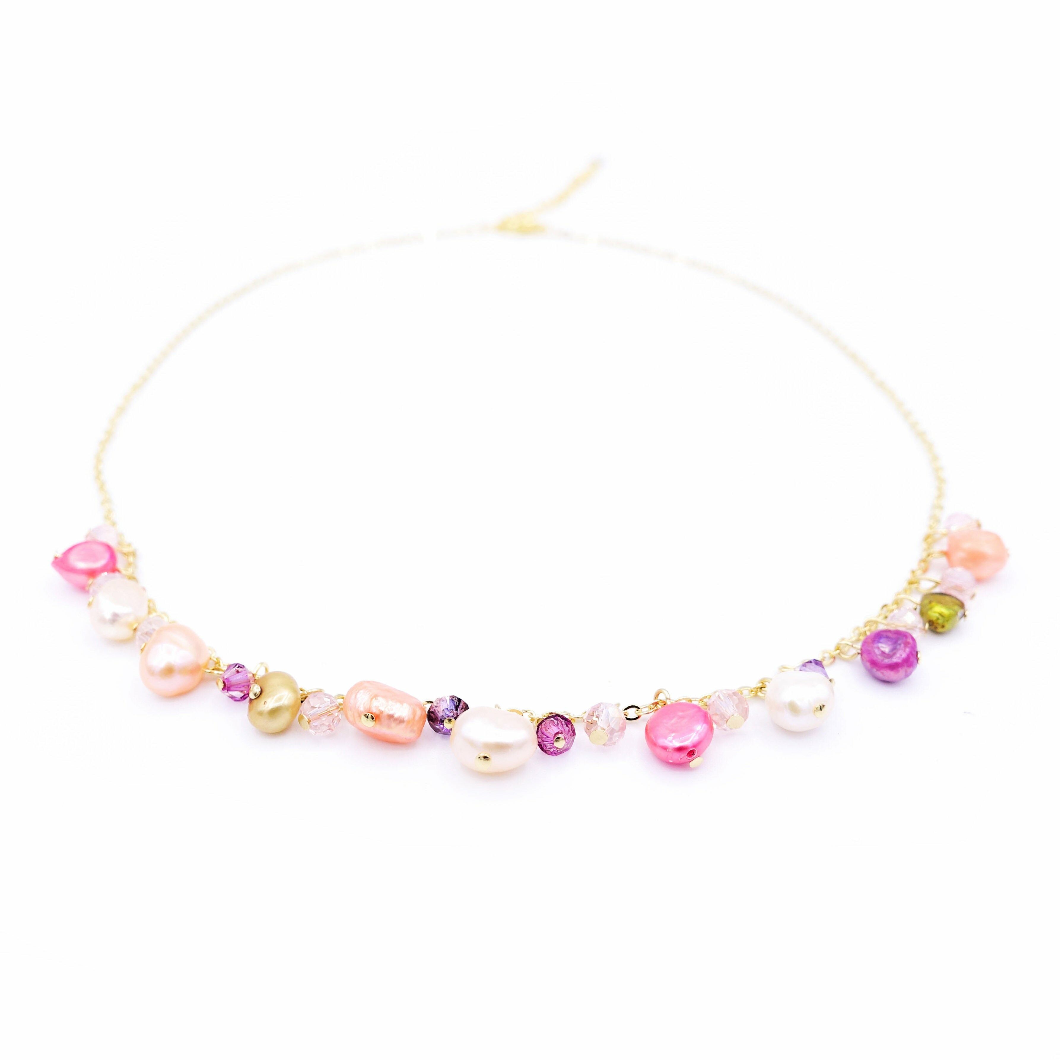 ZINNIA Mermaid Gold-plated 925 Silver Pearl Necklace