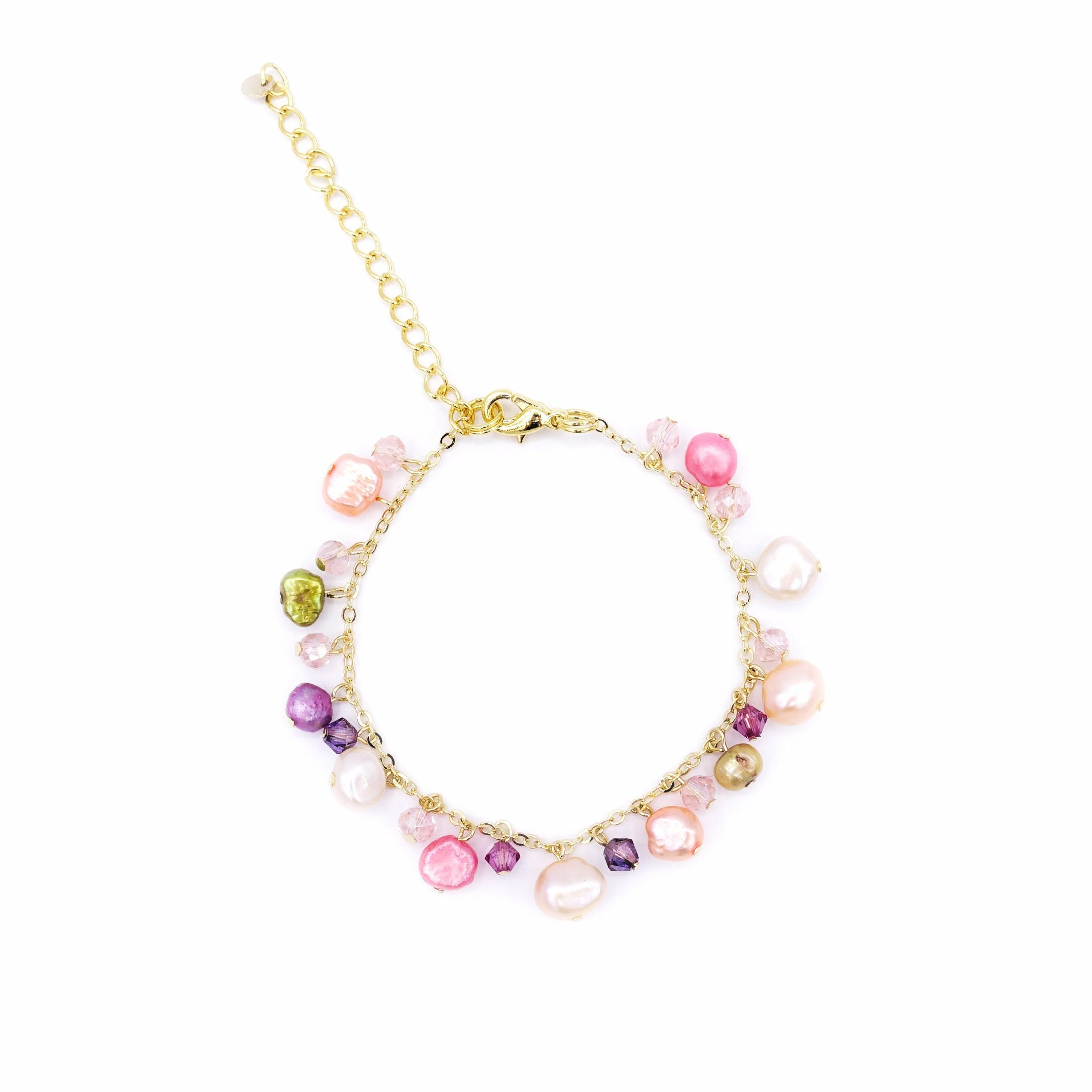 ZINNIA Mermaid Gold-plated 925 Silver Pearl Bracelet