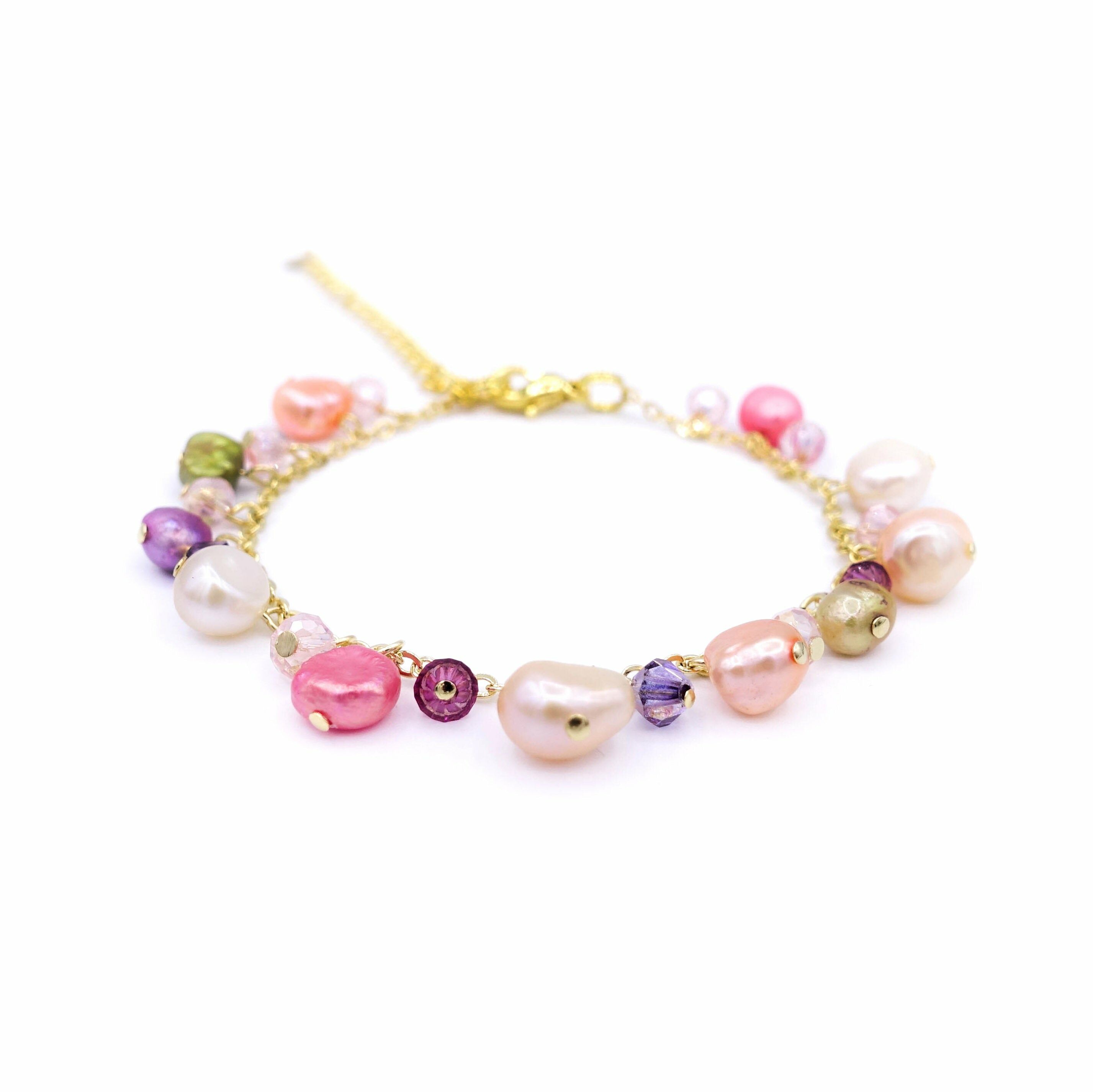 ZINNIA Mermaid Gold-plated 925 Silver Pearl Bracelet