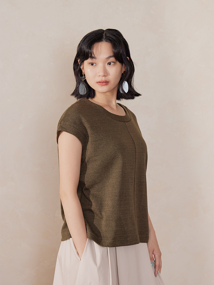 悄悄話上衣RETRO針織版- 植草