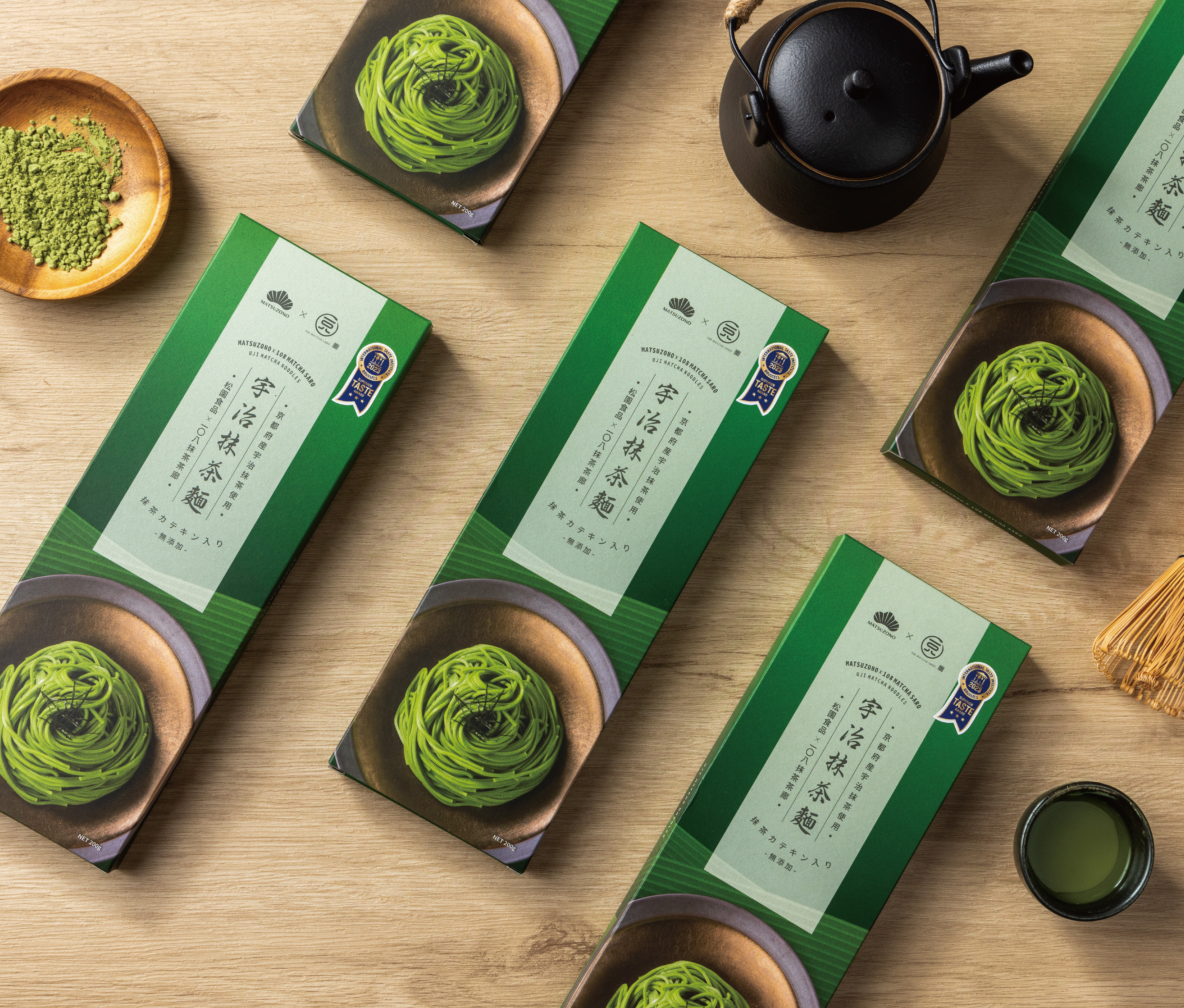 松園聯名｜一〇八抹茶茶廊-宇治抹茶麵(2入)