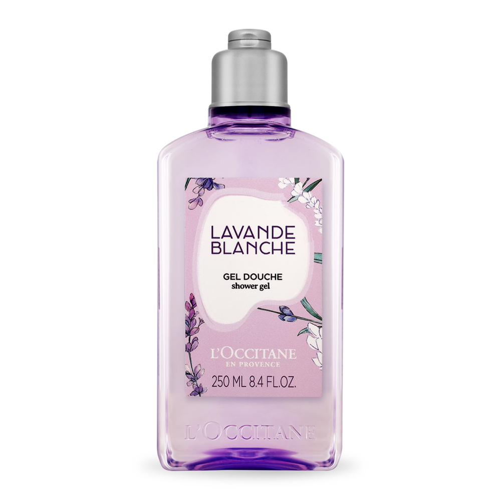 L'OCCITANE 歐舒丹 白薰衣草沐浴膠(250ml)-百貨公司貨