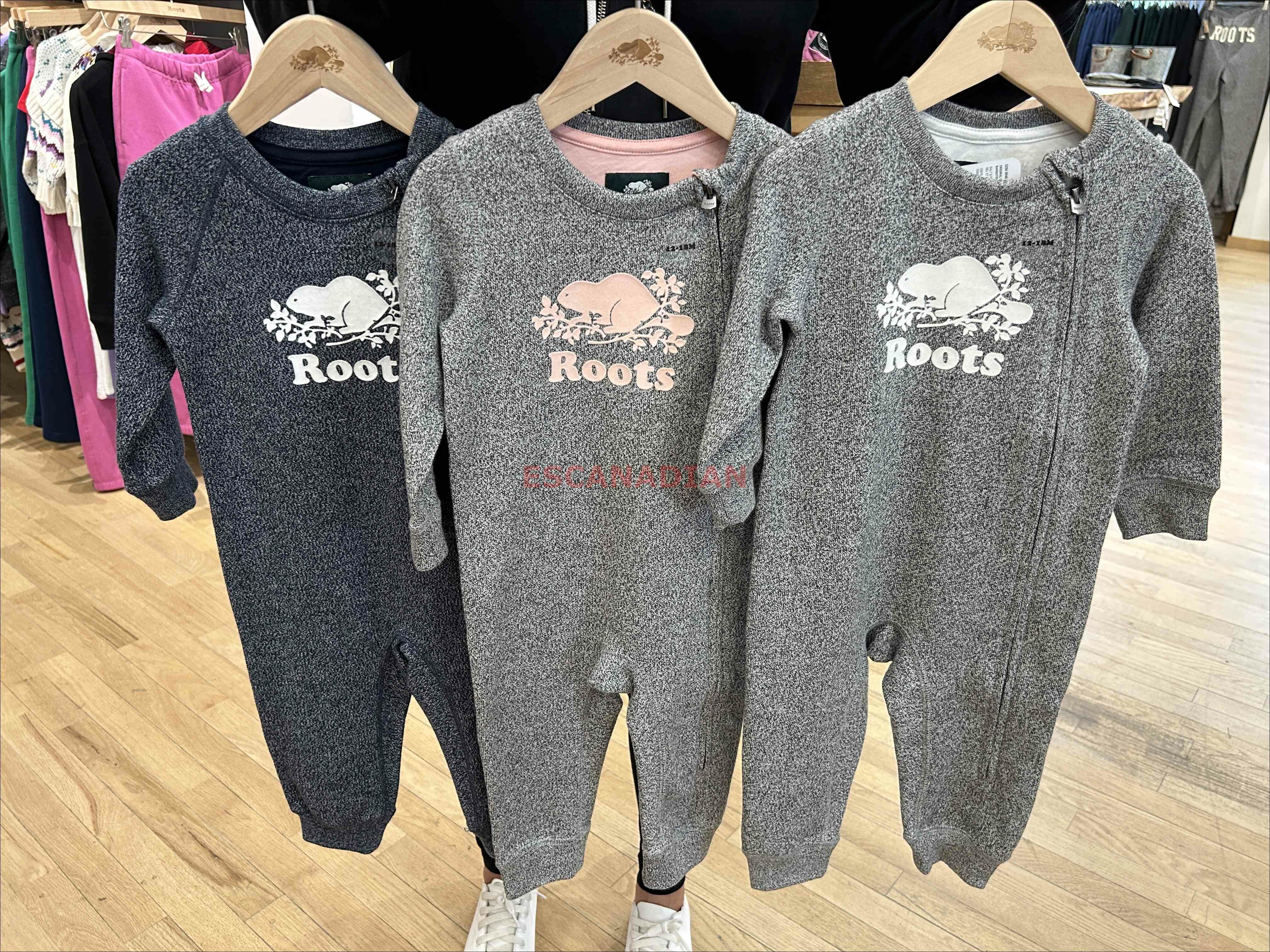 Baby ROOTS 有機棉 經典款 刷毛包屁衣 (3色)