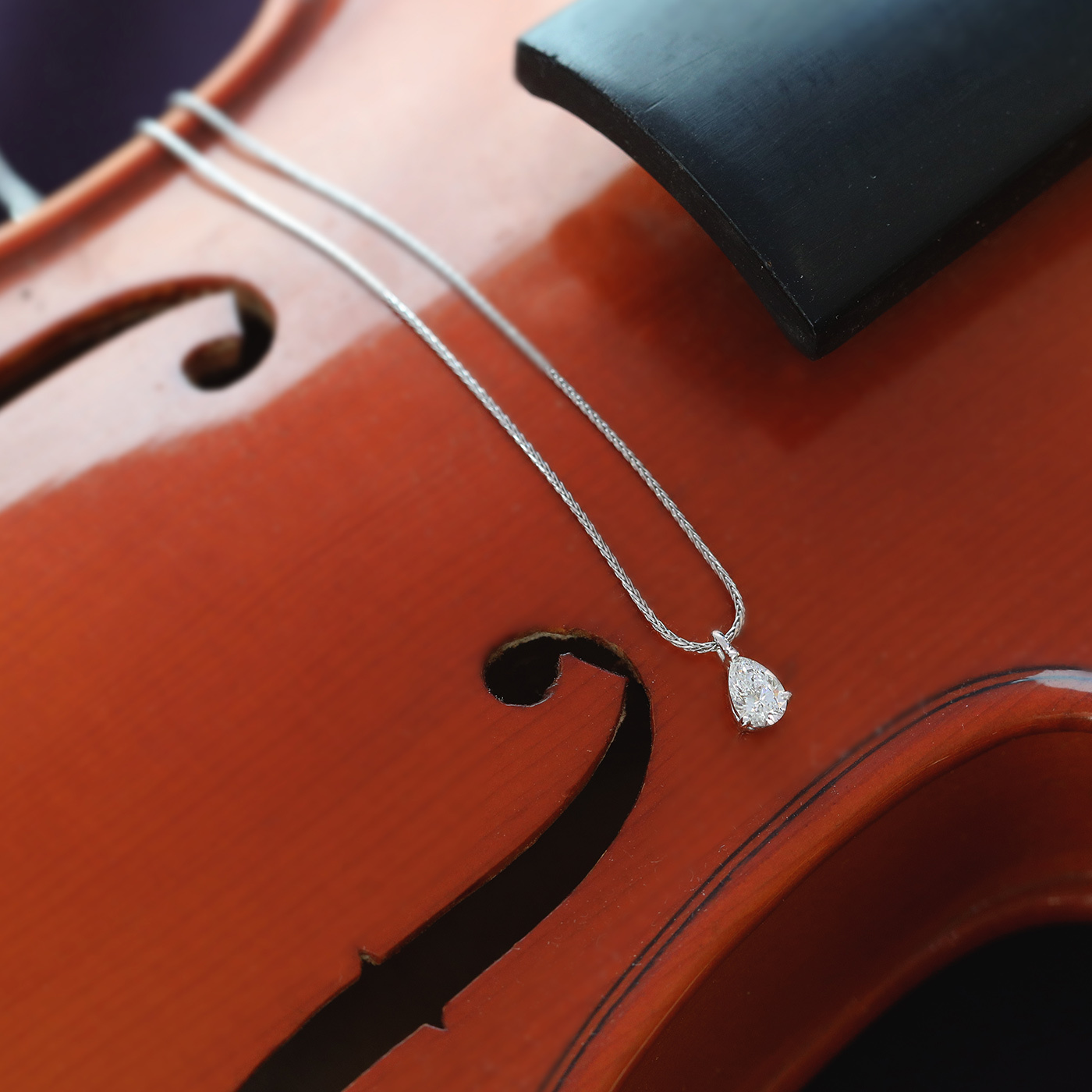 雨萌 — GIA30分鑽石項鍊