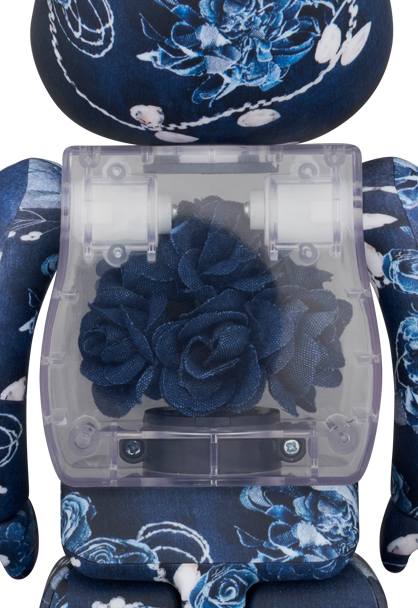 BE@RBRICK FLOR@ DENIM 1000％ BE@RBRICK SERIES 50