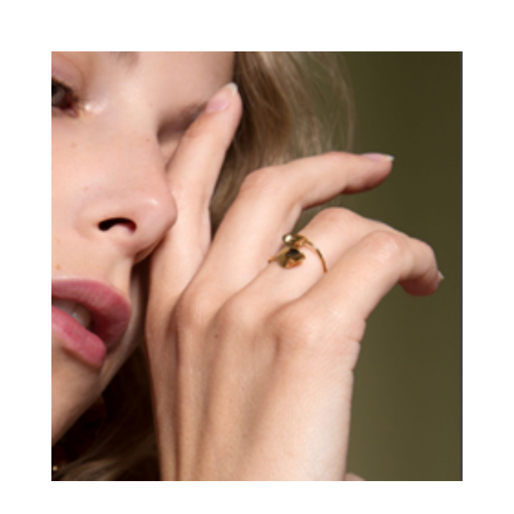 SIGNATURE立體葉片戒指