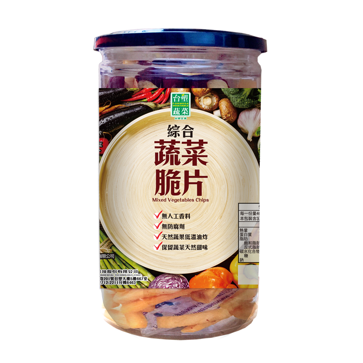 【台塑嚴選】綜合蔬菜脆片(150g/罐)(多規格)