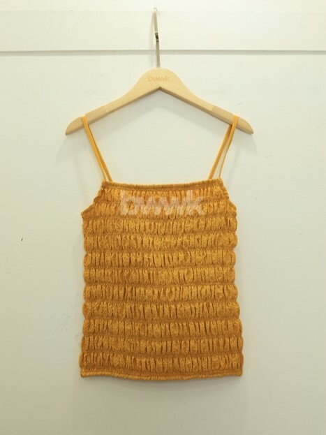 芥末黃 雲朵背心