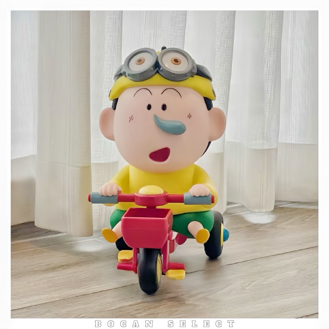 鼻涕阿呆 春日部 單車 自行車 公仔 模型