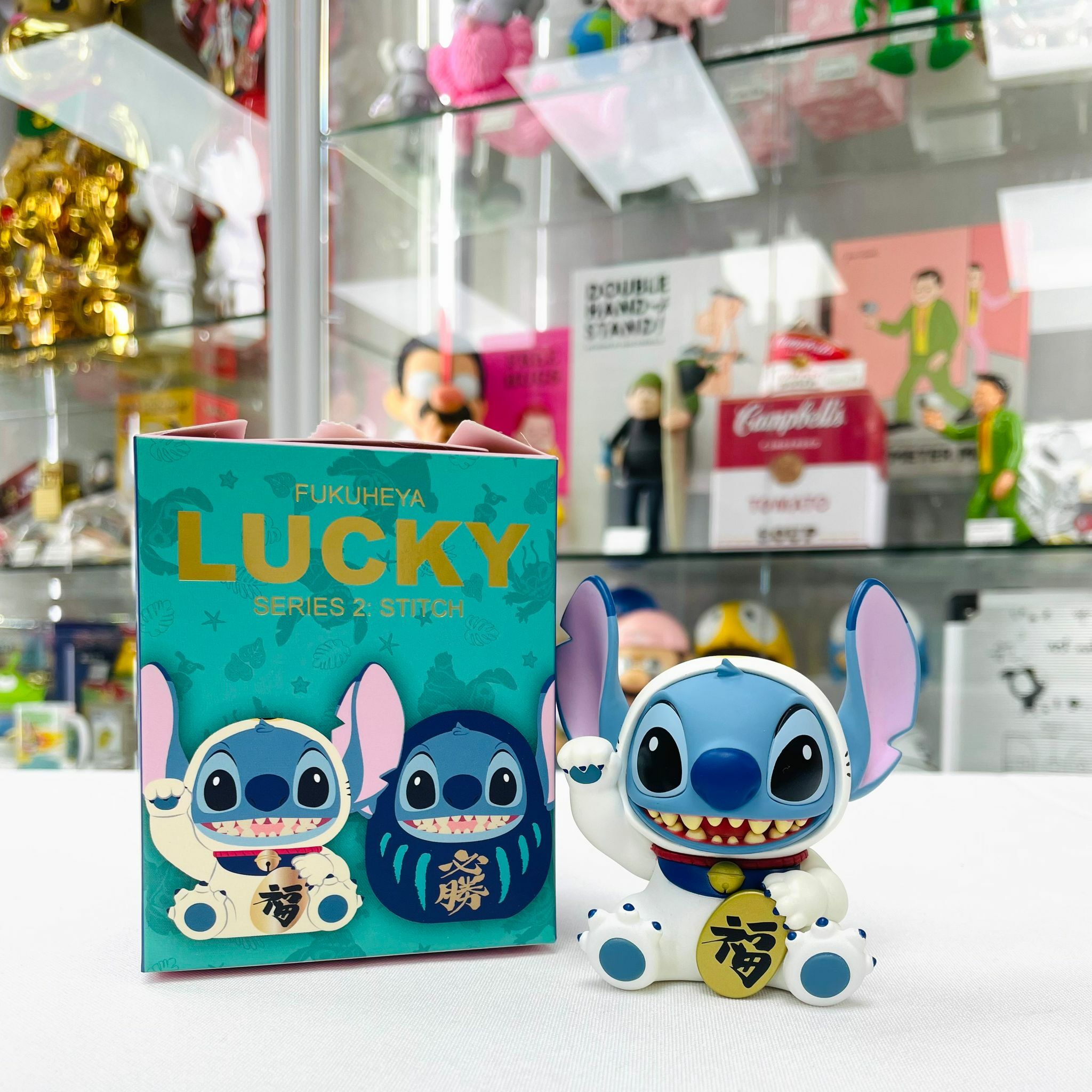 Stitch FUKUHEYA DISNEY LUCKY by URDU (8 Blind Boxes in