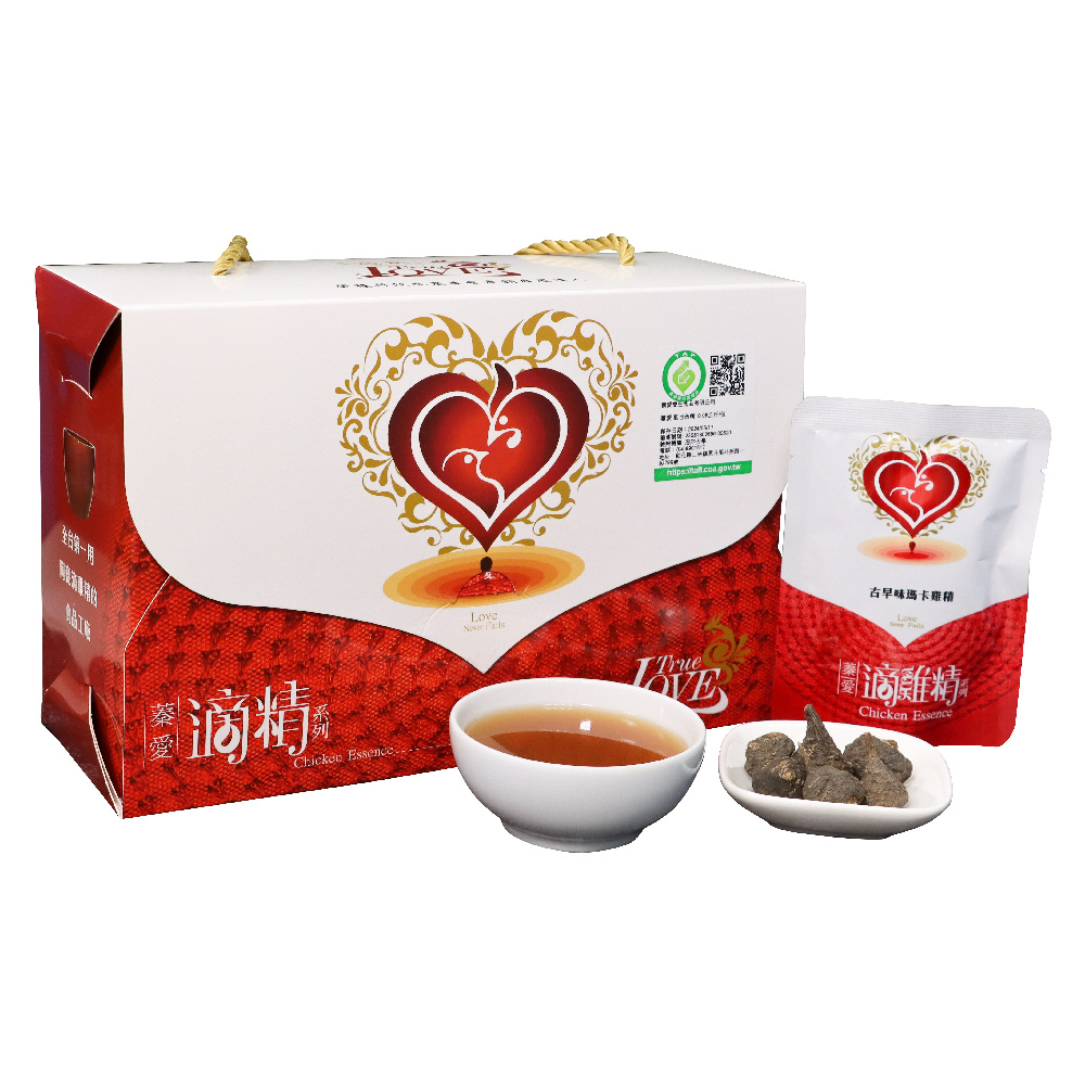 【蓁愛】瑪卡滴雞精禮盒x1盒(10入)(冷凍宅配)(結帳再享9折優惠)