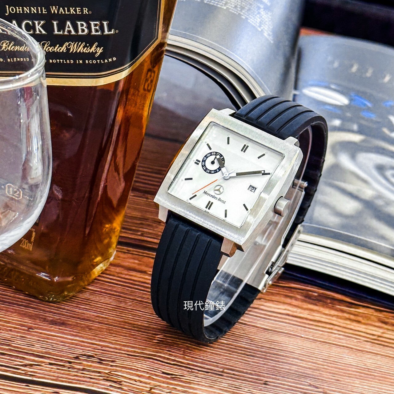 【Mercedes-Benz 賓士】經典方形紳士腕錶 1945W 36mm 現代鐘錶