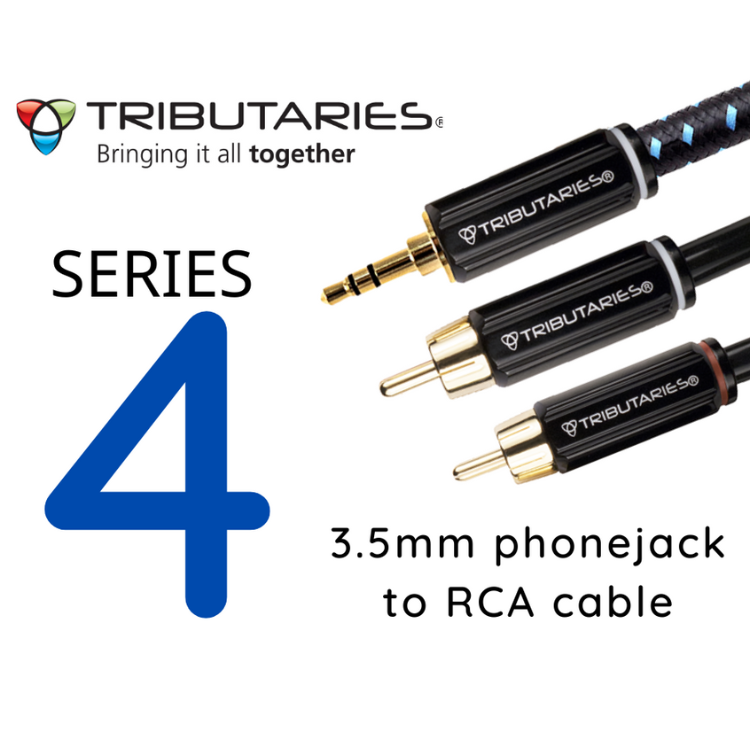 Tributaries 4YP 3.5mm轉RCA模擬音頻接線 (4N HC-OFC高傳度無氧銅) (1條)