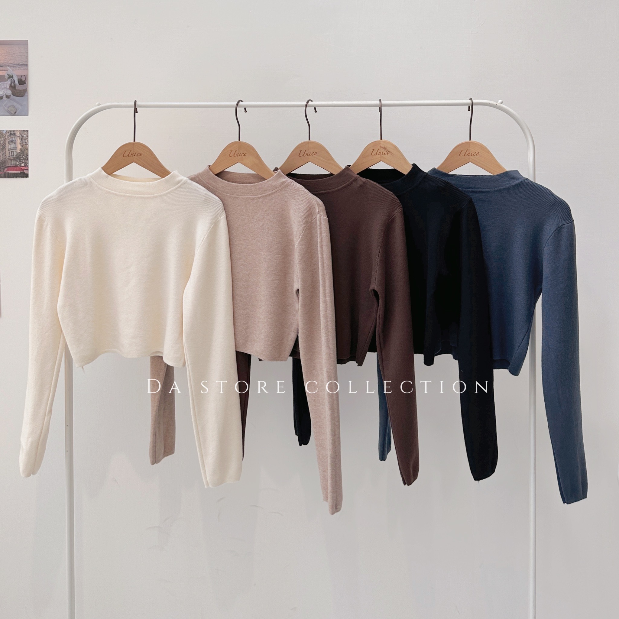 基礎百搭親膚微領打底衣/五色