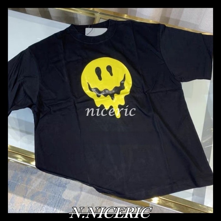 巴黎世家 Balenciaga溶解笑臉骷髏背面刺繡手指超吸睛 短袖 T恤 短袖 短T