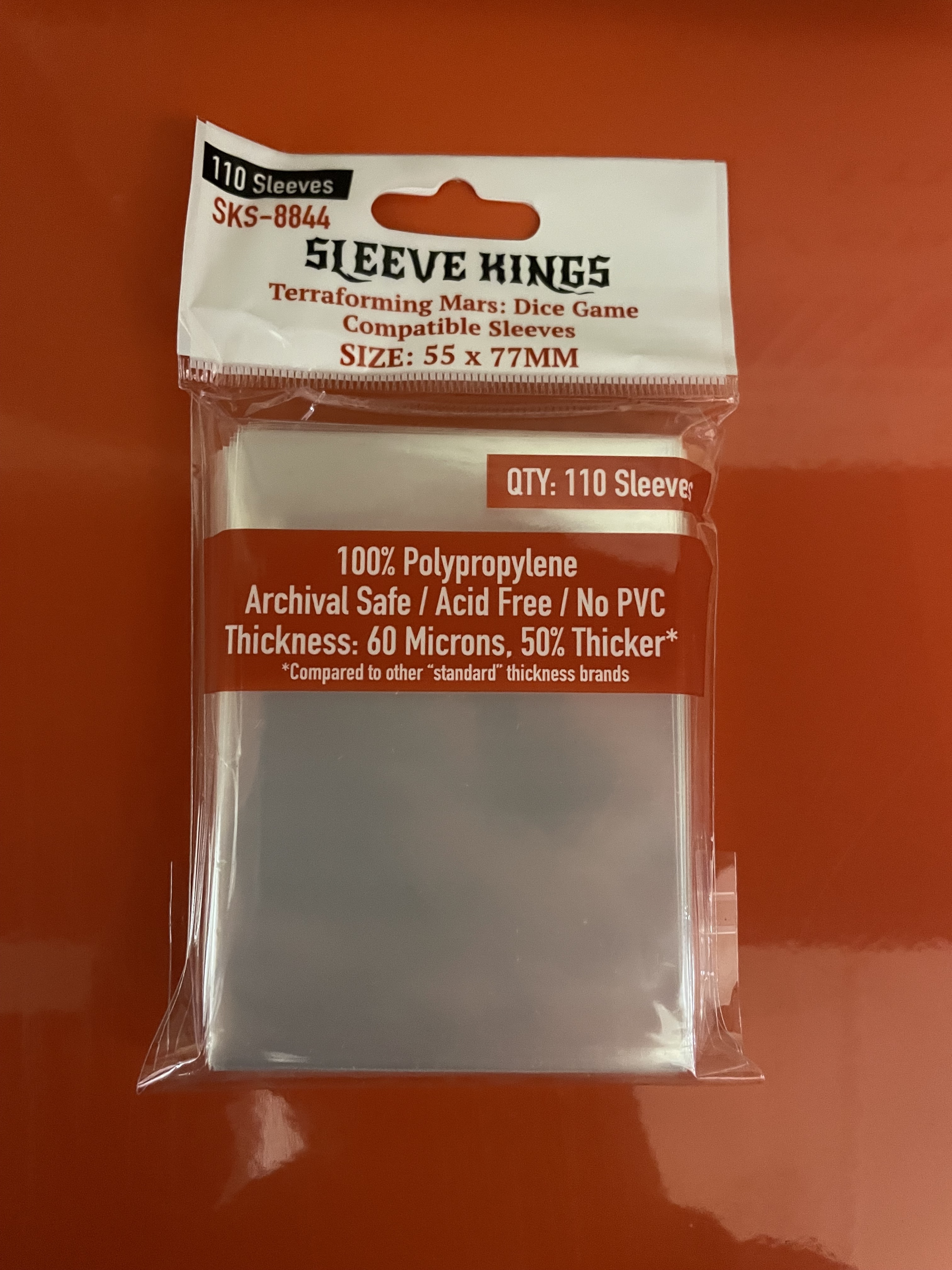 SK Card Sleeves (55 x 77 mm) -110/pk