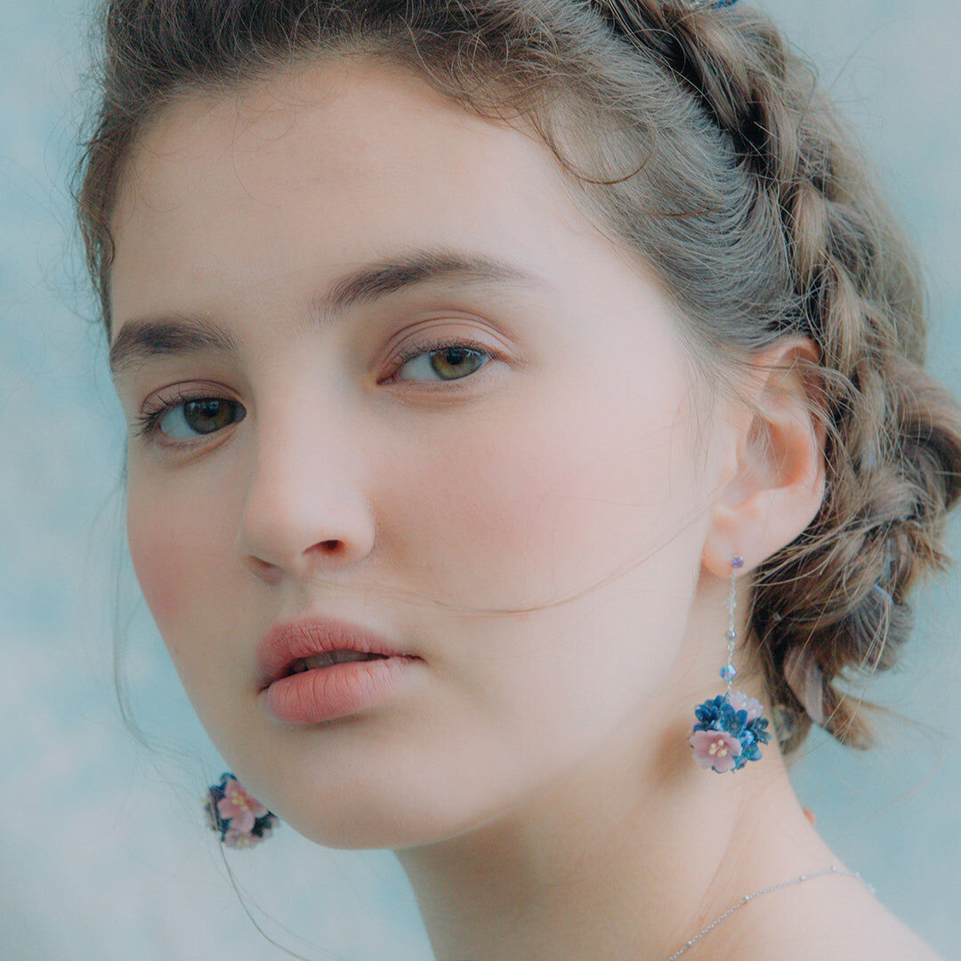 SAKURA COLLECTION Night-Sakura Bouquet Earrings