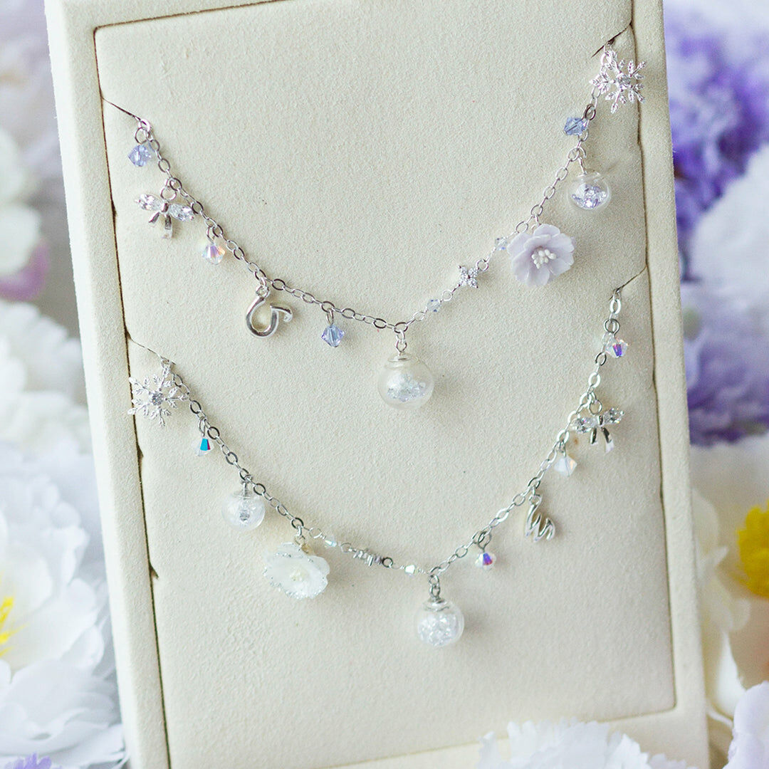 POM POM Peony 925 Silver Charm Bracelet