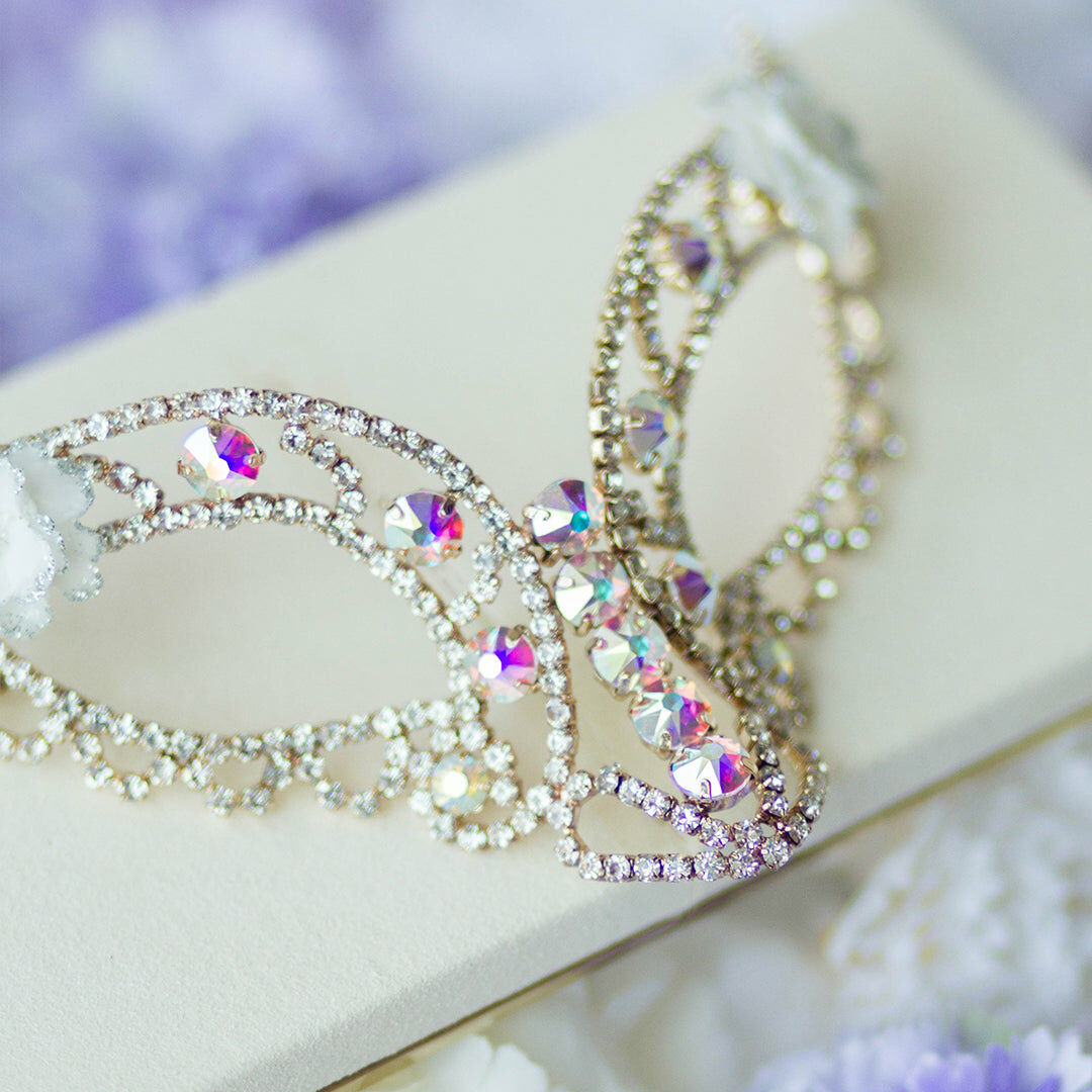 POM POM Peony Masquerade Mask