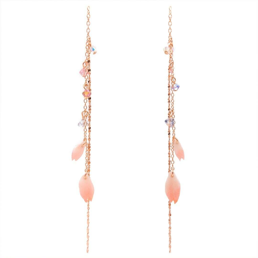 BLOSSOM Petals 925 Silver Earrings