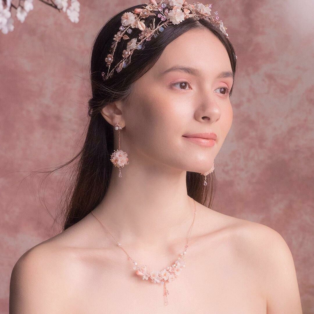 BLOSSOM SakuraParadise Rose-gold Plated Tiara