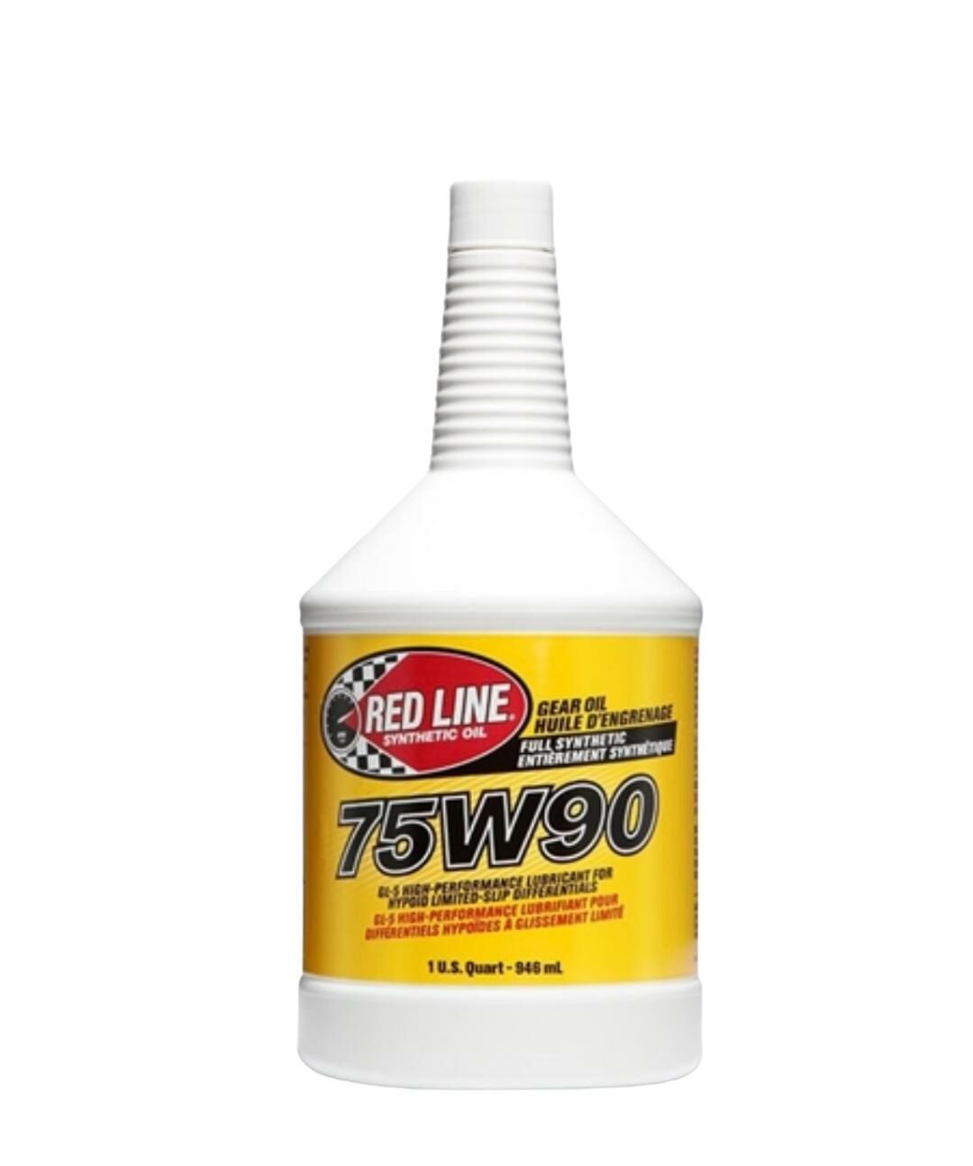 Red Line 57904  75W90 GL-5 Gear Oil (1qt.)