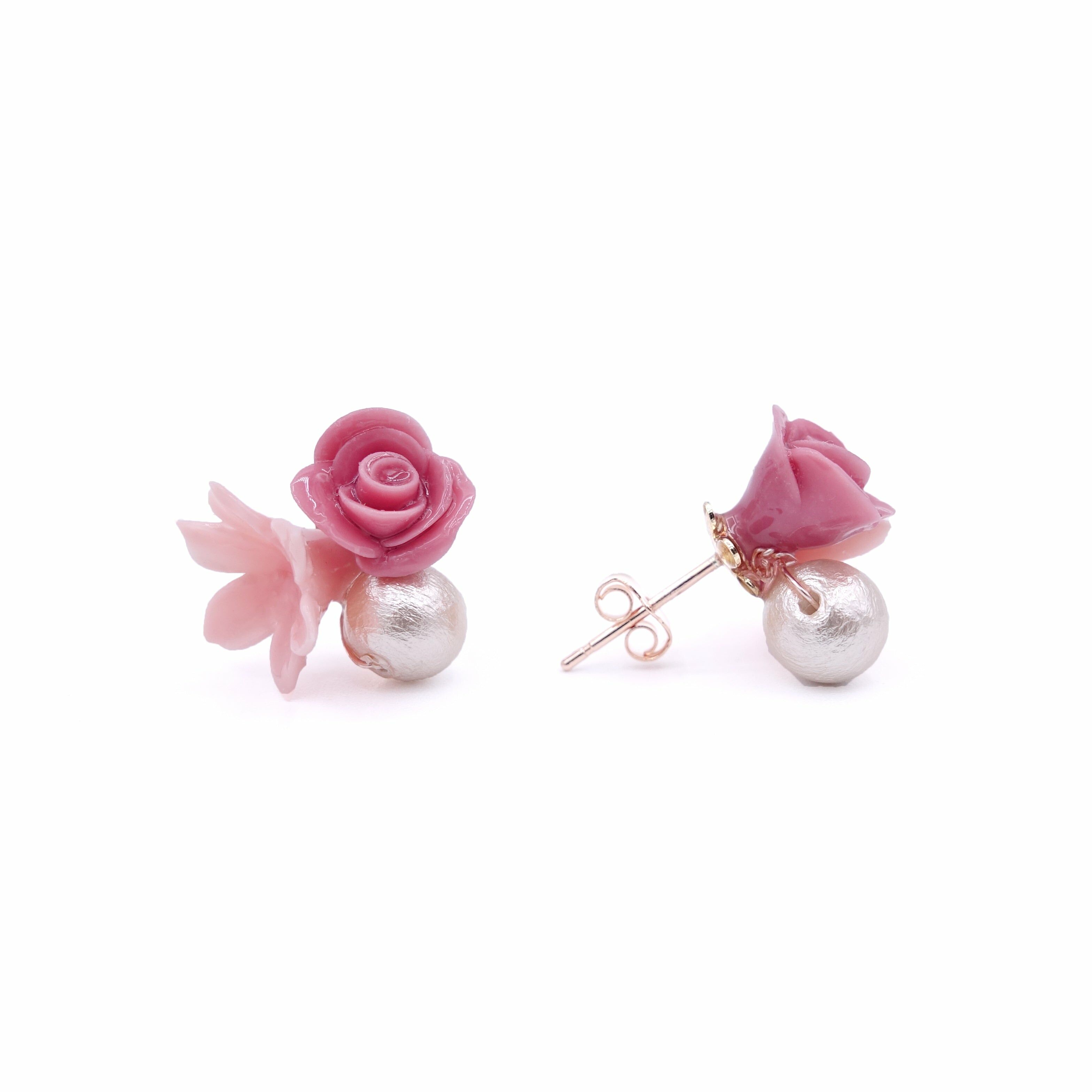 ROSY ROSIE Curd Sterling Silver Earrings