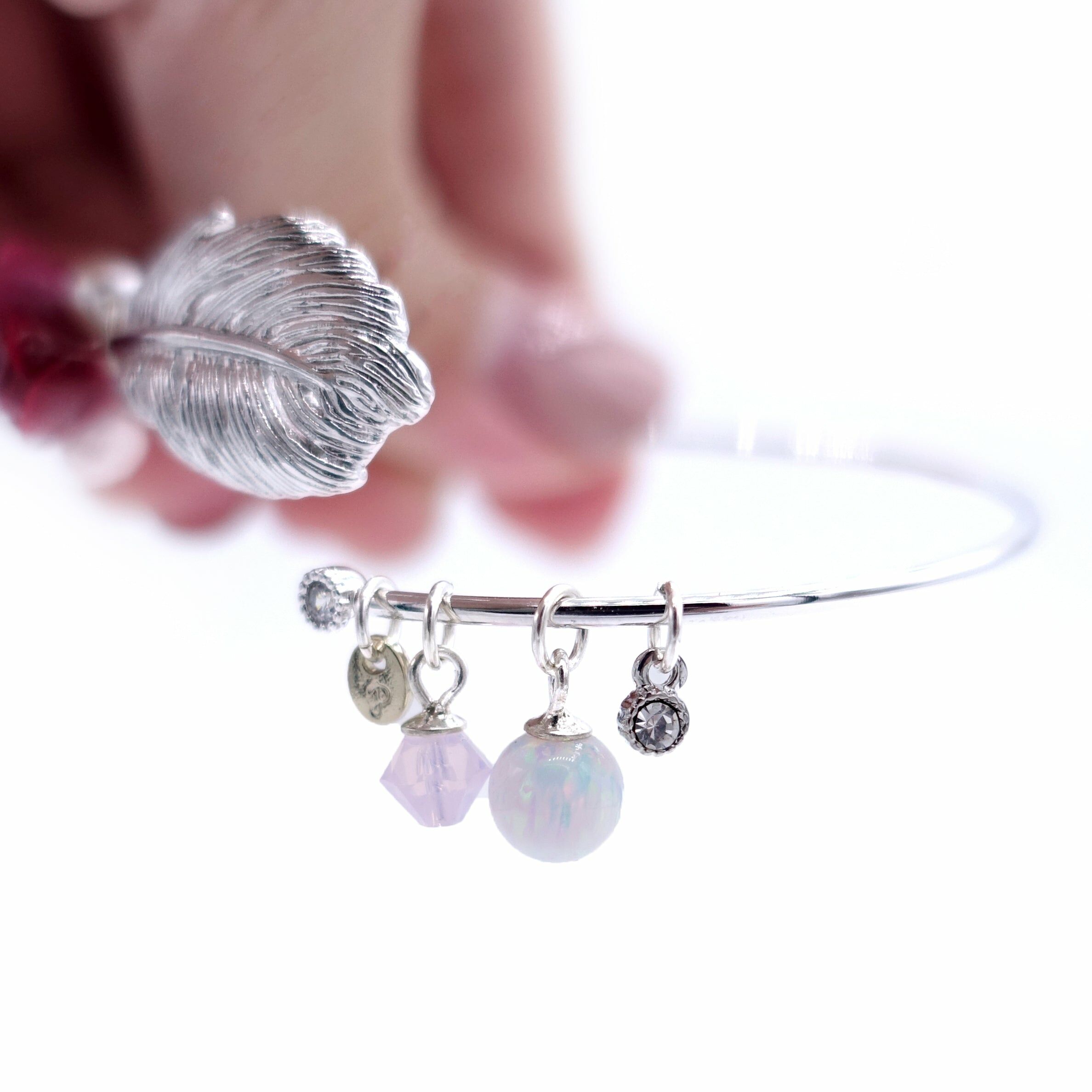 ROSY ROSIE Resin Clay Dreamy Stone Bangle