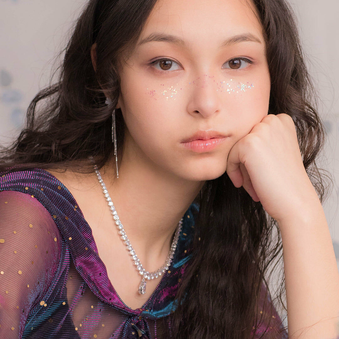 Rainshower CZ Necklace