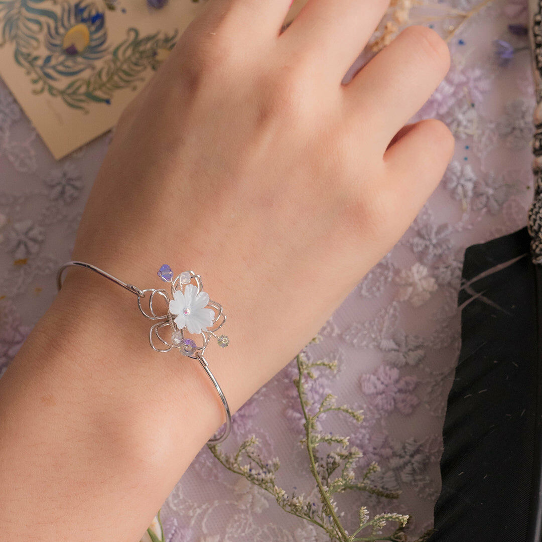 Rainshower LOCK-ME-UP Silver-plated Bangle