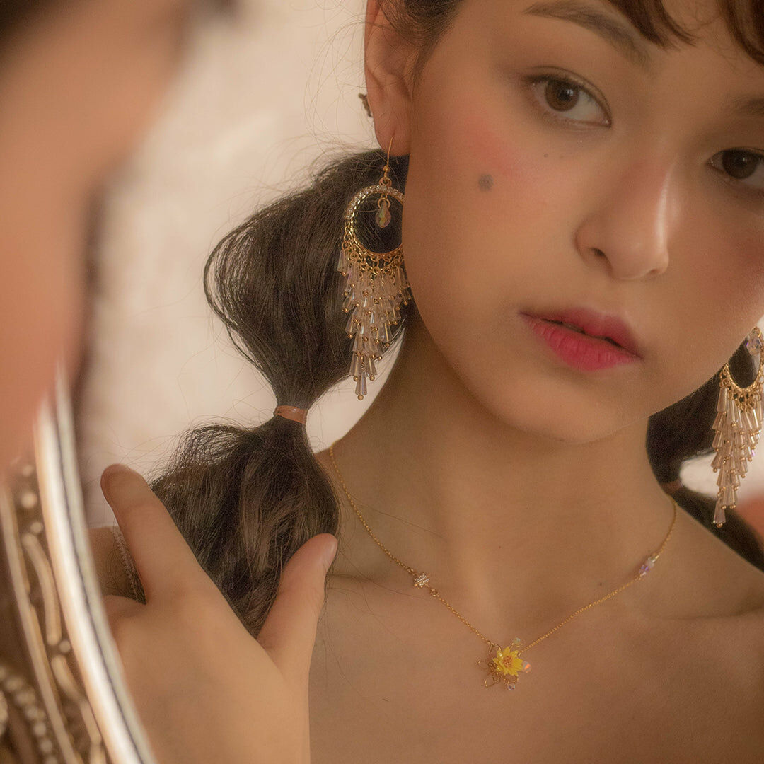 Sunflower Gold-plated 925 Silver Collar Necklace