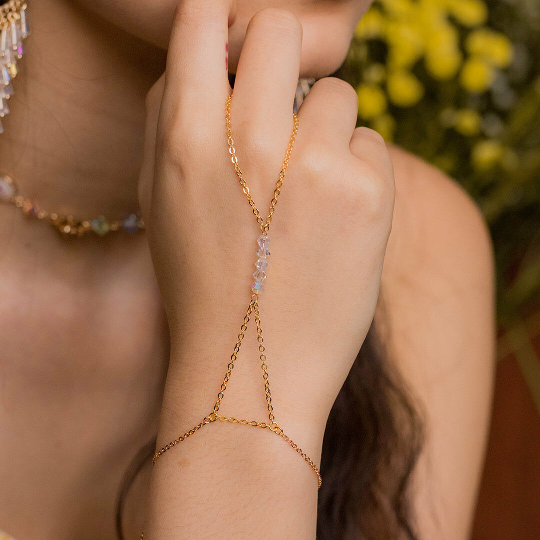Sunshower Gold-plated Hand Chain