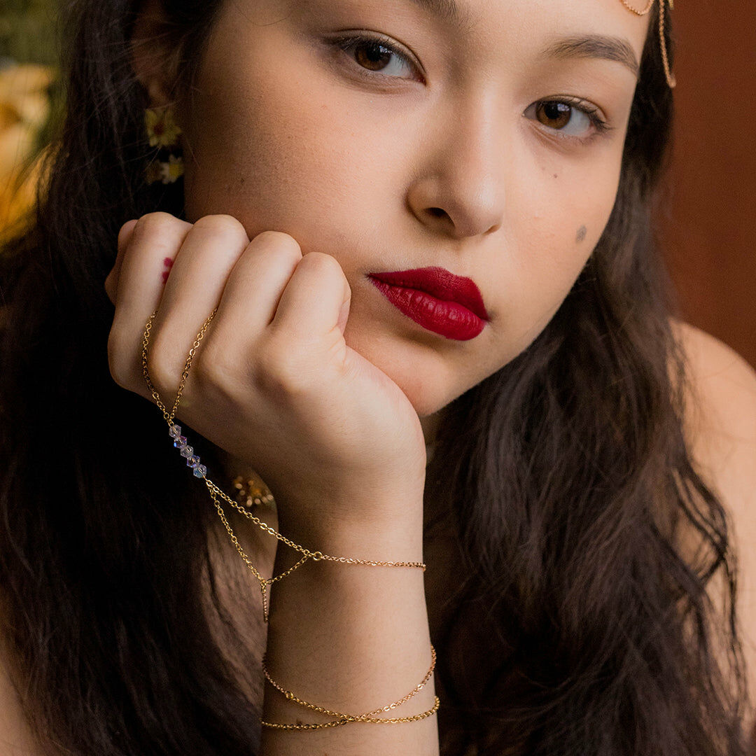 Sunshower Gold-plated Hand Chain