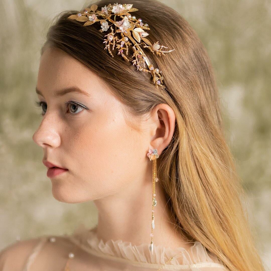 Aurora Stardust 3-way 14K Gold-plated 925 Silver Earrings